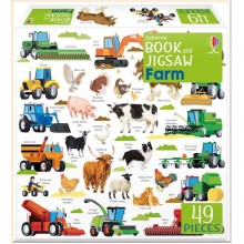 Usborne Book and Jigsaw: Farm