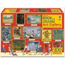 Usborne Book and Jigsaw: Art Gallery