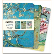 Vincent van Gogh: Blossom Set of 3 Midi Notebooks