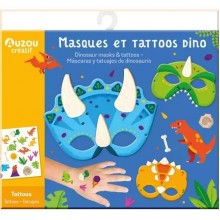 Dinosaur Masks and Tattoos