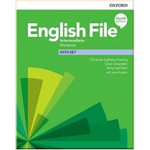 English File Fourth Edition Intermediate Workbook with key