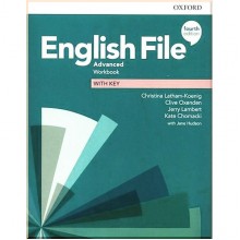 English File Fourth Edition Advanced Workbook with key