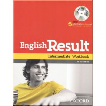 English Result Intermediate Workbook with answer key booklet and MultiROM