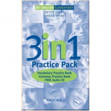 In English Elementary Practice Pack (Vocabulary Practice Book, Grammar Practice Book, Audio CD)