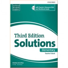 Solutions Third Edition Elementary Teacher's Book with Teacher's Resource Disc and Workbook Audio
