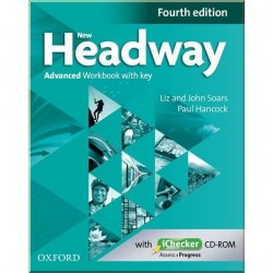 New Headway Fourth Edition Advanced Workbook with key and iChecker CD-ROM