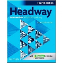 New Headway Fourth Edition Intermediate Workbook with key and iChecker CD-ROM