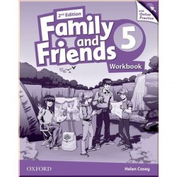 Family and Friends 2nd Edition 5 Workbook with Online Practice