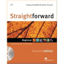 Straightforward Second Edition Beginner Workbook with key and Audio-CD