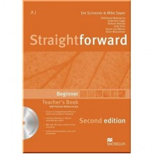 Straightforward Second Edition Beginner Teacher's Book with CD-ROM and Practice Online access