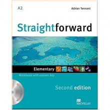 Straightforward Second Edition Elementary Workbook with key and Audio-CD