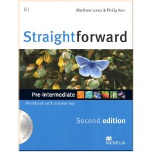 Straightforward Second Edition Pre-Intermediate Workbook with key and Audio-CD