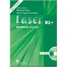 Laser 3rd Edition B1+ Workbook with key and audio CD