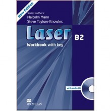 Laser 3rd Edition B2 Workbook with key and audio CD
