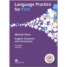 Language Practice for First 5th Edition — English Grammar and Vocabulary with key and MPO