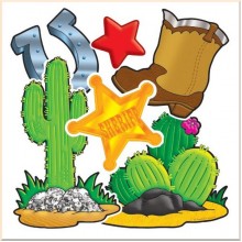 Western Round Up Accent Punch-Outs