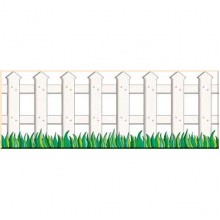 White Picket Fence Jumbo Borders