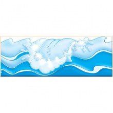 Ocean Waves Jumbo Borders