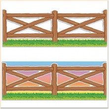Wild West Fence Jumbo Borders