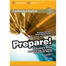 Cambridge English Prepare! 1 Teacher's Book with DVD and Teacher's Resources Online