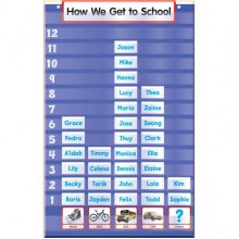 Five-Column Graph Pocket Chart