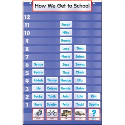 Five-Column Graph Pocket Chart