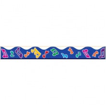 Musical Notes Scalloped Trimmer