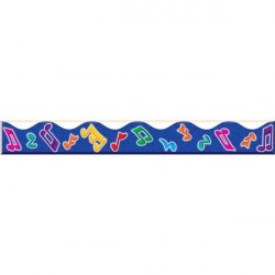 Musical Notes Scalloped Trimmer