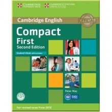 Compact First Second Edition Student's Book with answers and CD-ROM