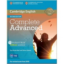 Complete Advanced Second Edition Student's Book without answers with CD-ROM