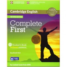 Complete First Second Edition Student's Pack (Student's Book without answers with CD-ROM, Workbook without answers with Audio CD)