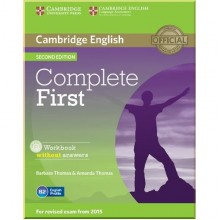 Complete First Second Edition Workbook without answers with Audio CD
