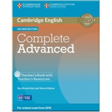 Complete Advanced Second Edition Teacher's Book with Teacher's Resources CD-ROM