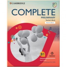 Complete Preliminary Second Edition Teacher's Book with Downloadable Resource Pack