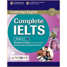 Complete IELTS Bands 4-5 Student's Book without answers with CD-ROM and Testbank