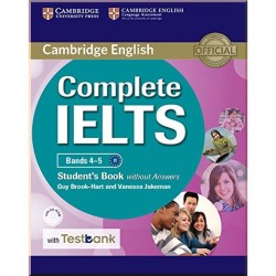 Complete IELTS Bands 4-5 Student's Book without answers with CD-ROM and Testbank