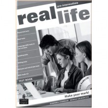 Real Life Pre-Intermediate Test Book with CD