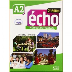 Écho 2e Édition A2 Méthode de Français — Livre de l'élève avec DVD-ROM et Livre-web