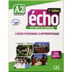 Écho 2e Édition A2 Cahier personnel d'apprentissage avec CD audio et Livre-web