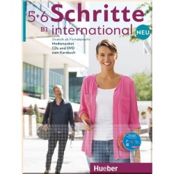 Schritte international Neu Medienpaket zu Band 5 und 6 (5 Audio-CDs und 1 DVD zum Kursbuch)