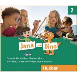Jana und Dino 2 Medienpaket (2 Audio-CDs zum Kurs- und Arbeitsbuch mit 1 DVD-ROM)
