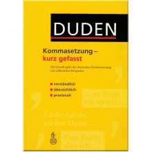 Duden: Kommasetzung — kurz gefasst