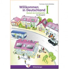 Willkommen in Deutschland – Deutsch als Zweitsprache Übungsheft I mit Stickerbogen und Lösungen