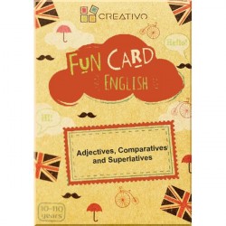 Fun Card English: Adjectives, Comparatives and Superlatives