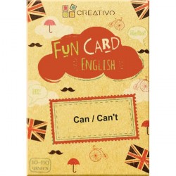 Fun Card English: Can / Can't