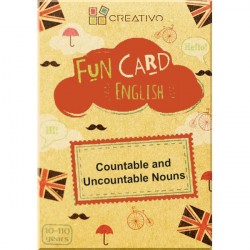 Fun Card English: Countable and Uncountable Nouns