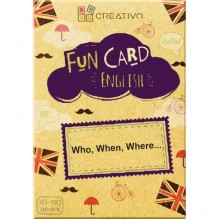Fun Card English: Who, When, Where...