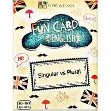 Fun Card English: Singular vs Plural